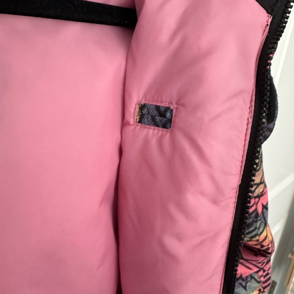 Burton Girls Aubrey Parka Geometric Patterned Jacket Size M - Picture 7 of 14